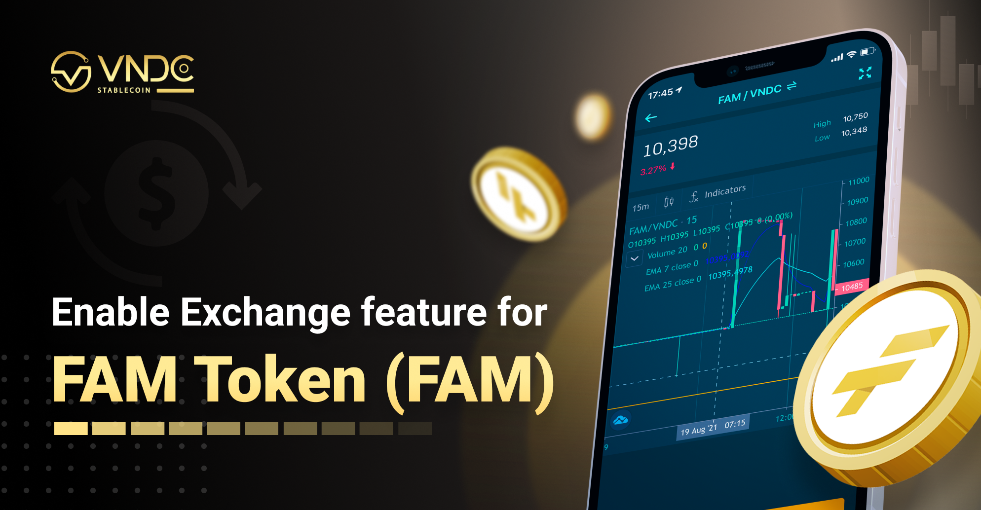 Enable Exchange feature for FAM Token (FAM)
