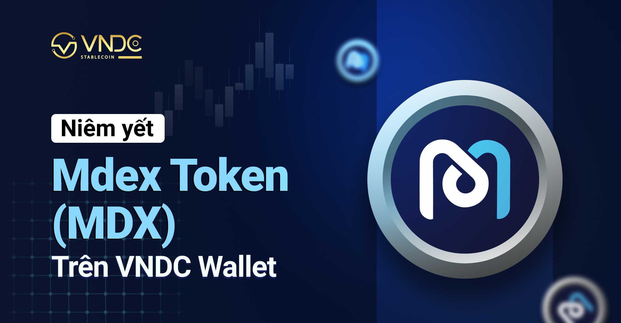 Niêm yết Mdex Token (MDX) trên VNDC Wallet